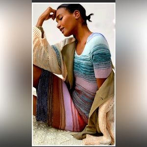 NWT, Anthropologie, Space-Dyed Knit
Midi Dress